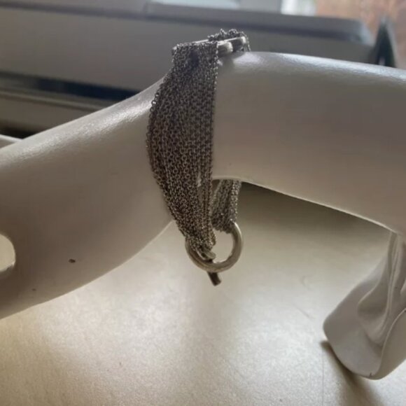 SOLD SOLD SOLD Tiffany & Co. Elsa Peretti Mesh 7 1/2 in Chain - Picture 2 of 3